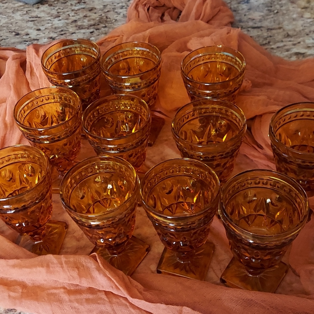 Indiana Glass • Colony Park Lane • Vintage Goblets